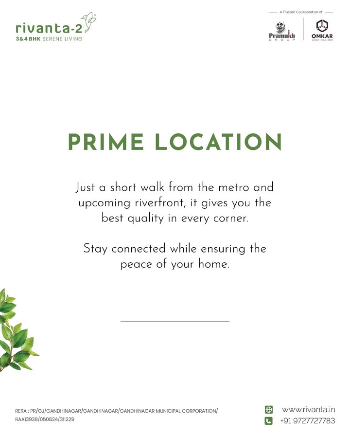 Rivanta,  randesangandhinagar, rivanta2, rivantabypramukhomkar, rivanta, gandhinagar, greenliving, greenbuilding, primelocation, randesangandhinagar, randesan
