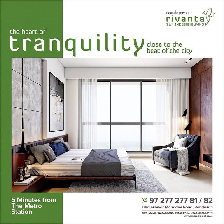 Rivanta,  rivantasereneliving, rivantabypramukhomkar, pramukh, omkar, realestategandhinagar, gandhinagar