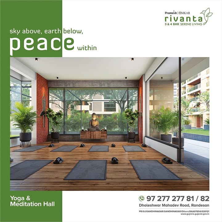 Rivanta,  rivantasereneliving, rivantabypramukhomkar, pramukh, omkar, realestategandhinagar, gandhinagar