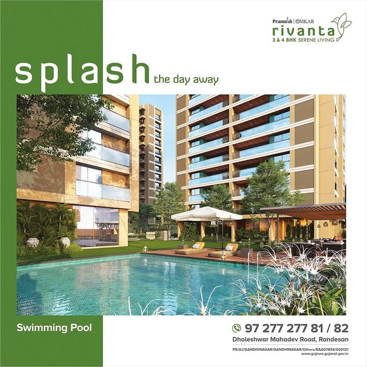 Rivanta,  rivantasereneliving, rivantabypramukhomkar, pramukh, omkar, realestategandhinagar, gandhinagar