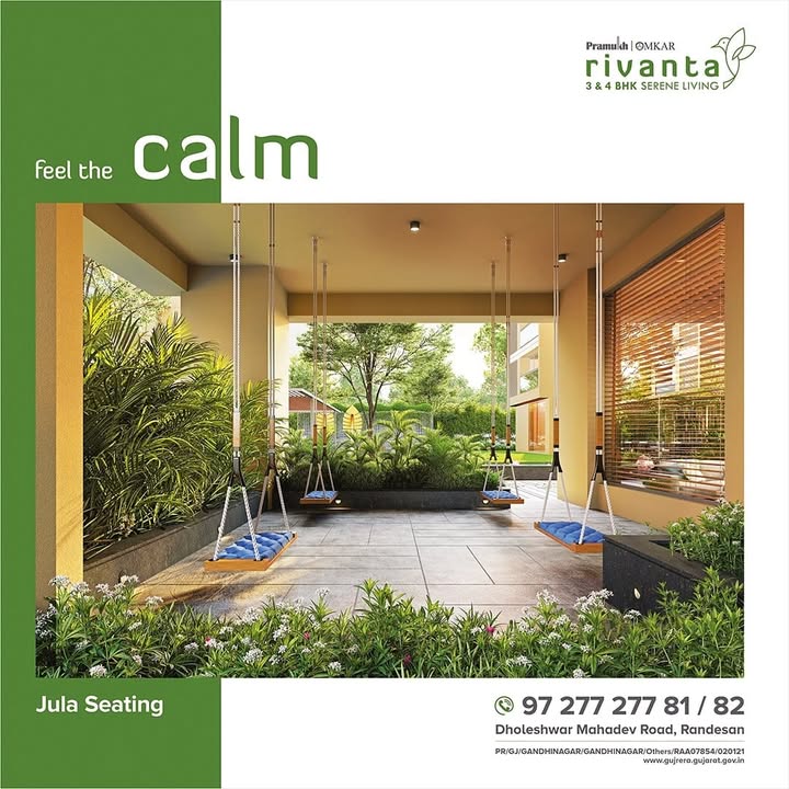 Rivanta,  rivantasereneliving, rivantabypramukhomkar, pramukh, omkar, realestategandhinagar, gandhinagar