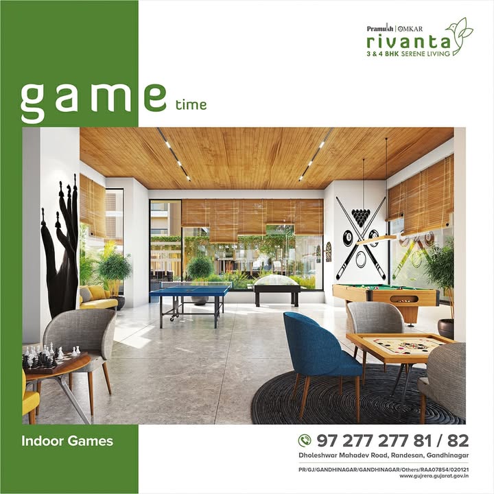 Rivanta,  rivantasereneliving, rivantabypramukhomkar, pramukh, omkar, realestategandhinagar, gandhinagar