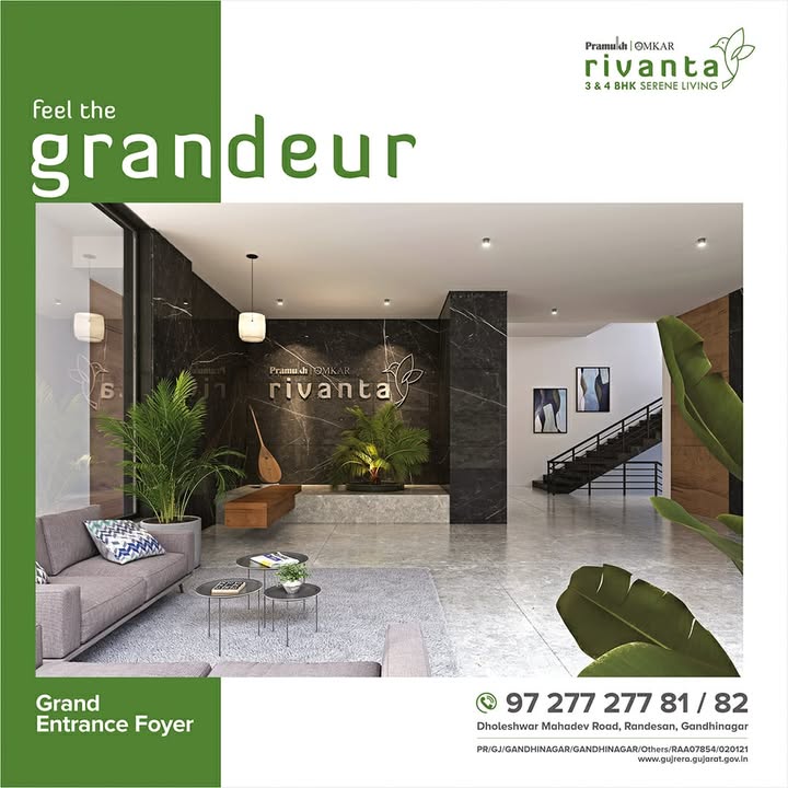 Rivanta,  rivantasereneliving, rivantabypramukhomkar, pramukh, omkar, realestategandhinagar, gandhinagar