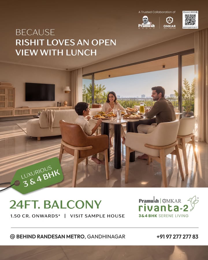Rivanta,  rivanta2, rivanta, rivantabypramukhomkar, omkargroup, pramukhgroup, pramukhomkarrivanta, weekendeveryday, weekends, luxurious4bhk, luxurious3bhk, trust, innovation, sustainability, sustainableconstruction, qualityliving, luxuriousapartment