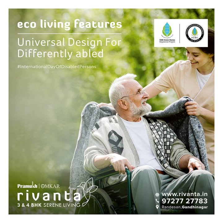 Rivanta,  InternationalDayofDisabledPersons, rivantasereneliving, rivantabypramukhomkar, pramukh, omkar, realestategandhinagar, gandhinagar, ahmedabad, mehsana, himmatnagar