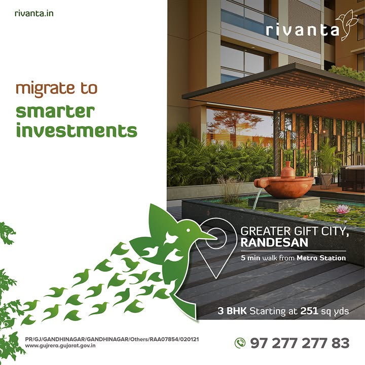 Rivanta,  realestategandhinagar, realestategujarat, homesgujarat, homesahmedabad, giftcity, greenbuildings, homesgandhinagar, luxuryhomes, interiordecor, realestateahmedabad, 3bhkhomes, 3bhkproperty, 3bhkahmedabad, 3bhkgandhinagar, premium3bhk, premiumhomes, premiumhouses, luxuryhouses, luxuryapartments, ecofriendly, ecoliving, greenliving, greencity, gandhinagar, ahmedabad, mehsana, propertiesahmedabad, propertiesgandhinagar