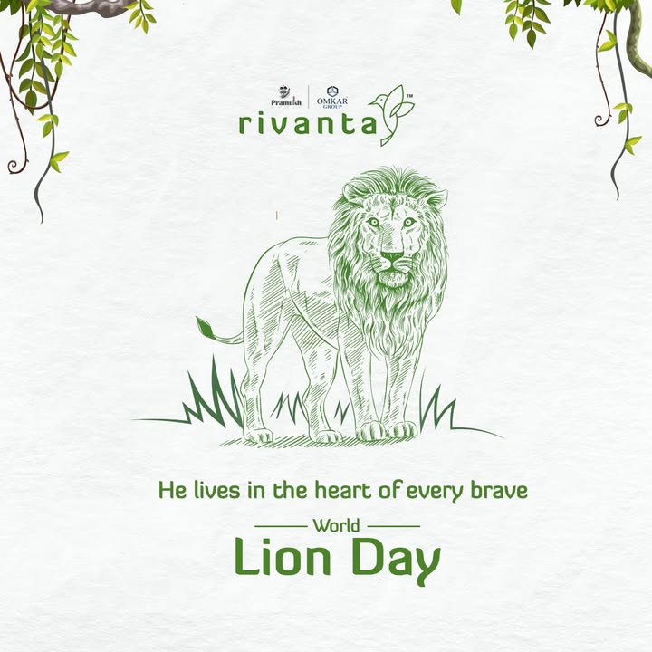 Rivanta,  rivanta, WorldLionDay, realestategandhinagar, realestategujarat, homesgujarat, 150families, homesahmedabad, giftcity, greenbuildings, homesgandhinagar, luxuryhomes, interiordecor, realestateahmedabad, 3bhkhomes, 3bhkproperty, 3bhkahmedabad, dholeshwarmahadevtemple, 3bhkgandhinagar, premium3bhk, premiumhomes, premiumhouses, luxuryhouses, luxuryapartments, ecofriendly, greenliving, greencity, gandhinagar, propertiesgandhinagar, greatergiftcity