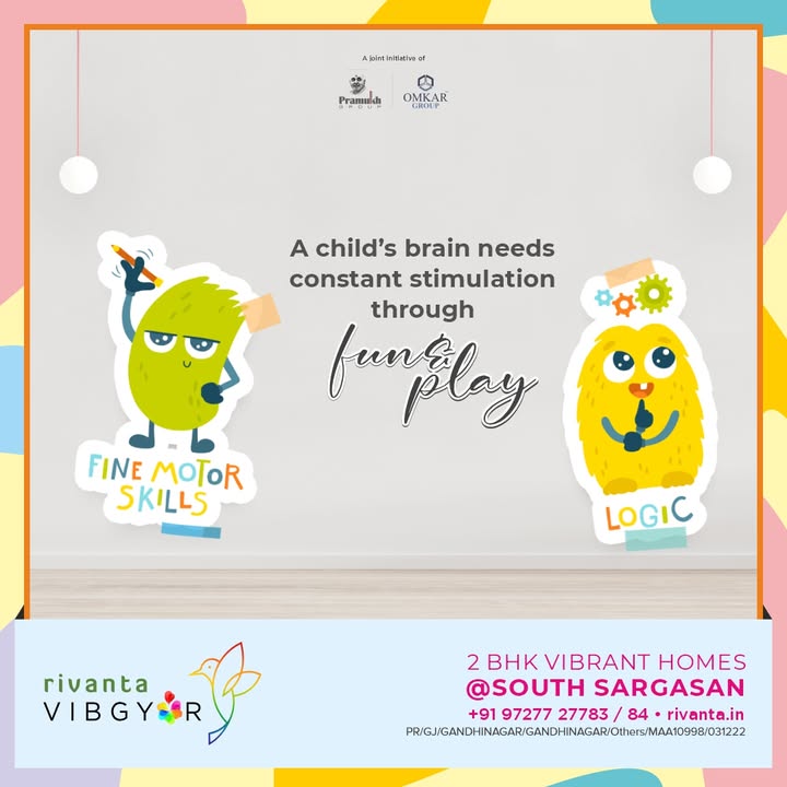 Rivanta,  vibgyor, vibgyorbypramukhomkar, rivantavibgyor, ahmedabadrealestate, rivanta, realestategandhinagar, realestategujarat, giftcity, greenbuildings, homesgandhinagar, 2bhk, realestateahmedabad, realestate, builders, ChildDevelopment, PersonalGrowth, FutureLeaders, EnrichingEnvironments, RivantaVIBGYOR, HomeForGrowth, NurturingMinds, BuildingBrightFutures, ChildhoodEnrichment, InvestInYourChild