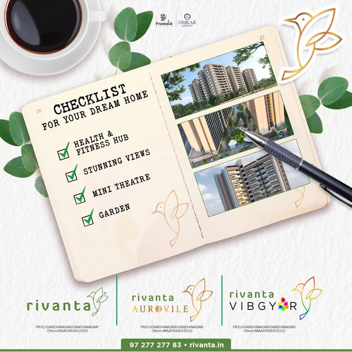 Rivanta,  RivantaPremium, RivantaHomes, LuxuryHome, ReadyToMoveIn, Amenities, LuxuryRooms, pramukh, omkar, realestategandhinagar, gandhinagar, ahmedabad, mehsana, himmatnagar, investment, Gujarat, greencity, metro, giftcity, greenbuilding, realtor, realestate, 3BHK, 4BHK, rivantasereneliving, balconies, spacioushomes, premiumliving, bestlocation, greenlife
