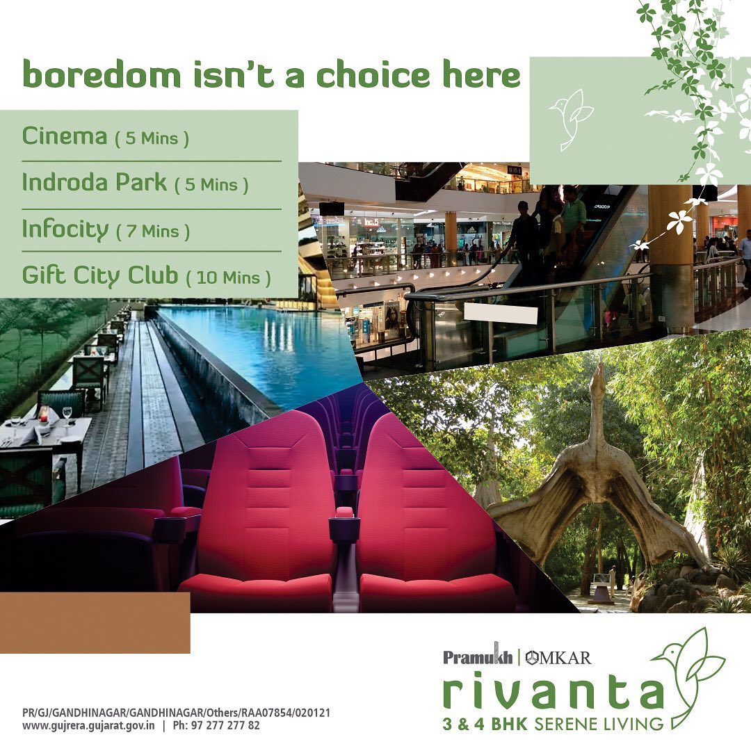 Rivanta,  rivantasereneliving, rivantabypramukhomkar, pramukh, omkar, realestategandhinagar, gandhinagar