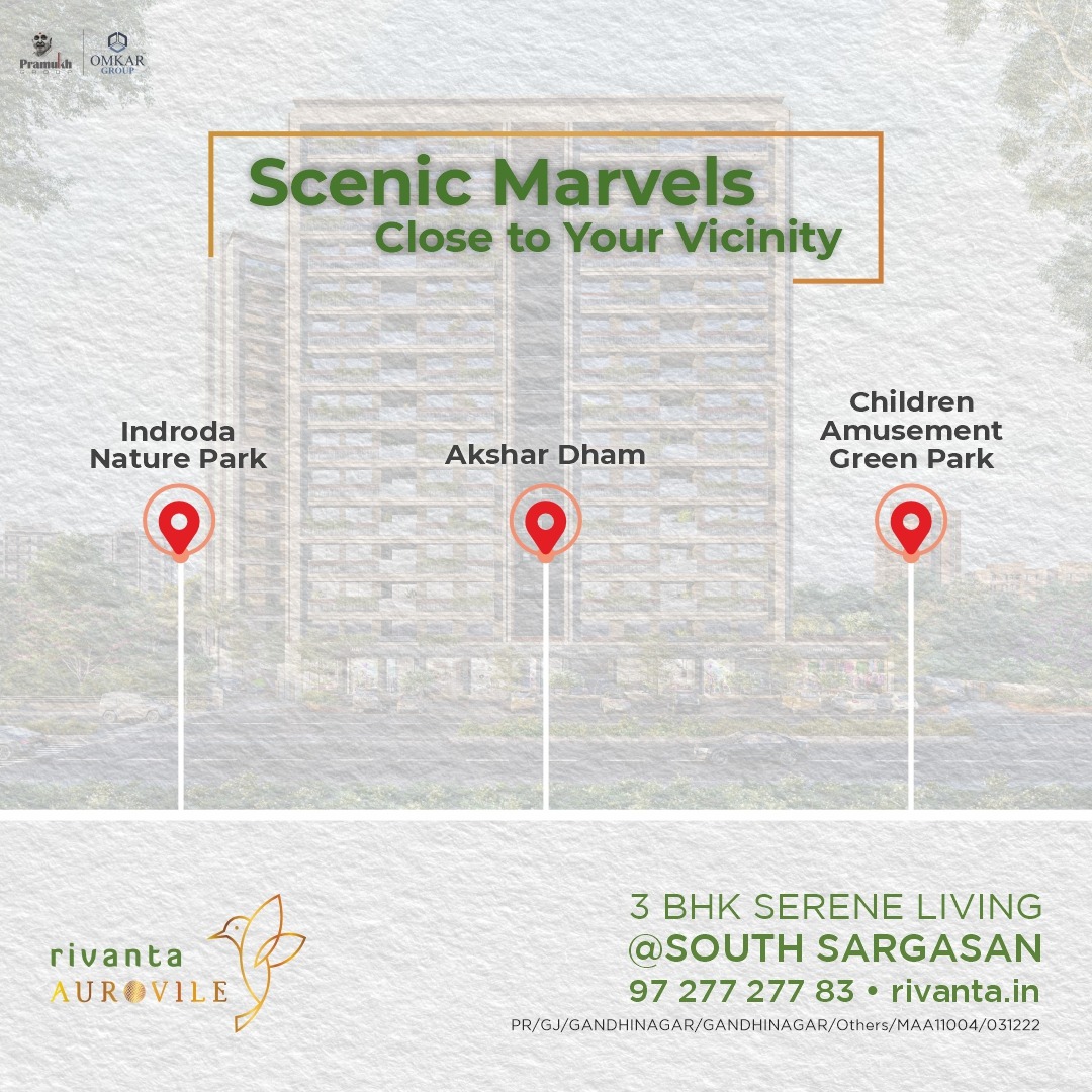 Rivanta,  RivantaLiving, RivantaLuxury, SereneLiving, Gandhinagar, Greenery, greenlife, gogreen, igbc, sustainable, sustainableliving, rivantabypramukhomkar, ahmedabadrealestate, realestategandhinagar, realestategujarat, giftcity, homesgandhinagar