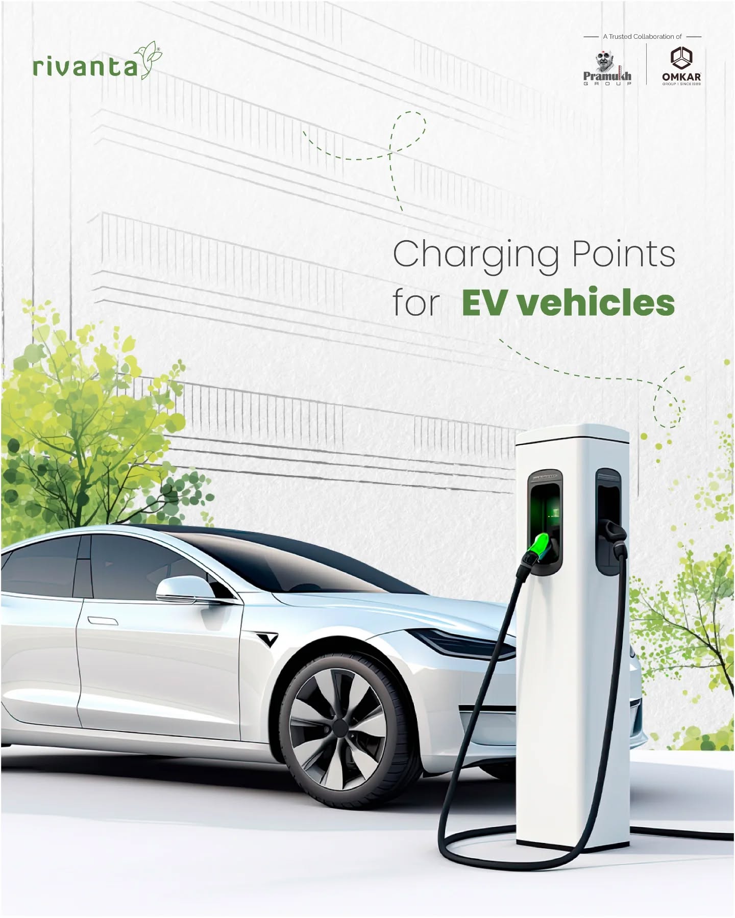 Rivanta,  omkargroup, rivantabypramukhomkar, pramukhgroup, gandhinagar, wellness, safety, evcharging, evvehicle, solarpanel, naturallight, ventilation, voc, vocmaterials, volatileorganiccompounds, rivanta2