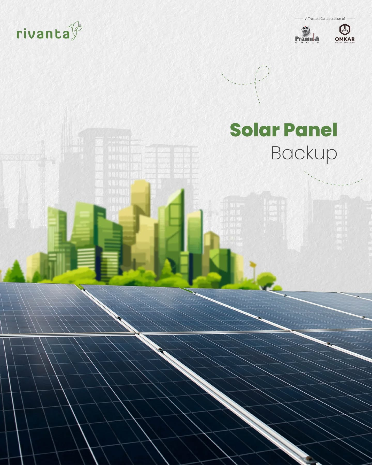 Rivanta,  omkargroup, rivantabypramukhomkar, pramukhgroup, gandhinagar, wellness, safety, evcharging, evvehicle, solarpanel, naturallight, ventilation, voc, vocmaterials, volatileorganiccompounds, rivanta2