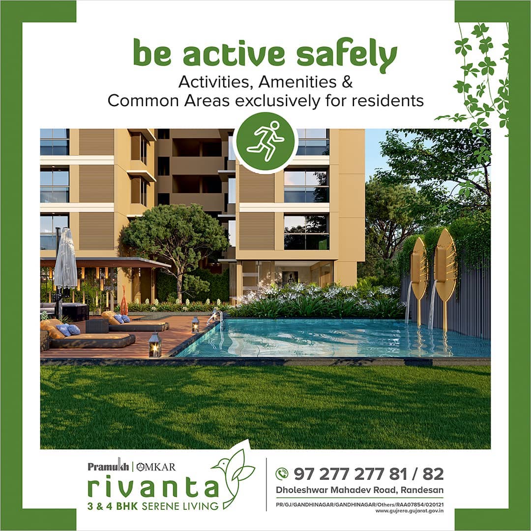 Rivanta,  rivantasereneliving, rivantabypramukhomkar, pramukh, omkar, realestategandhinagar, gandhinagar