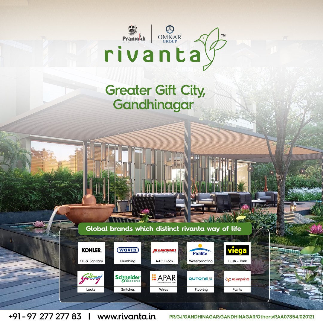 Rivanta,  rivanta, realestategandhinagar, realestategujarat, homesgujarat, 150families, homesahmedabad, giftcity, greenbuildings, homesgandhinagar, luxuryhomes, interiordecor, realestateahmedabad, 3bhkhomes, 3bhkproperty, 3bhkahmedabad, dholeshwarmahadevtemple, 3bhkgandhinagar, premium3bhk, premiumhomes, premiumhouses, luxuryhouses, luxuryapartments, ecofriendly, greenliving, greencity, gandhinagar, ahmedabad, propertiesahmedabad, propertiesgandhinagar, greatergiftcity