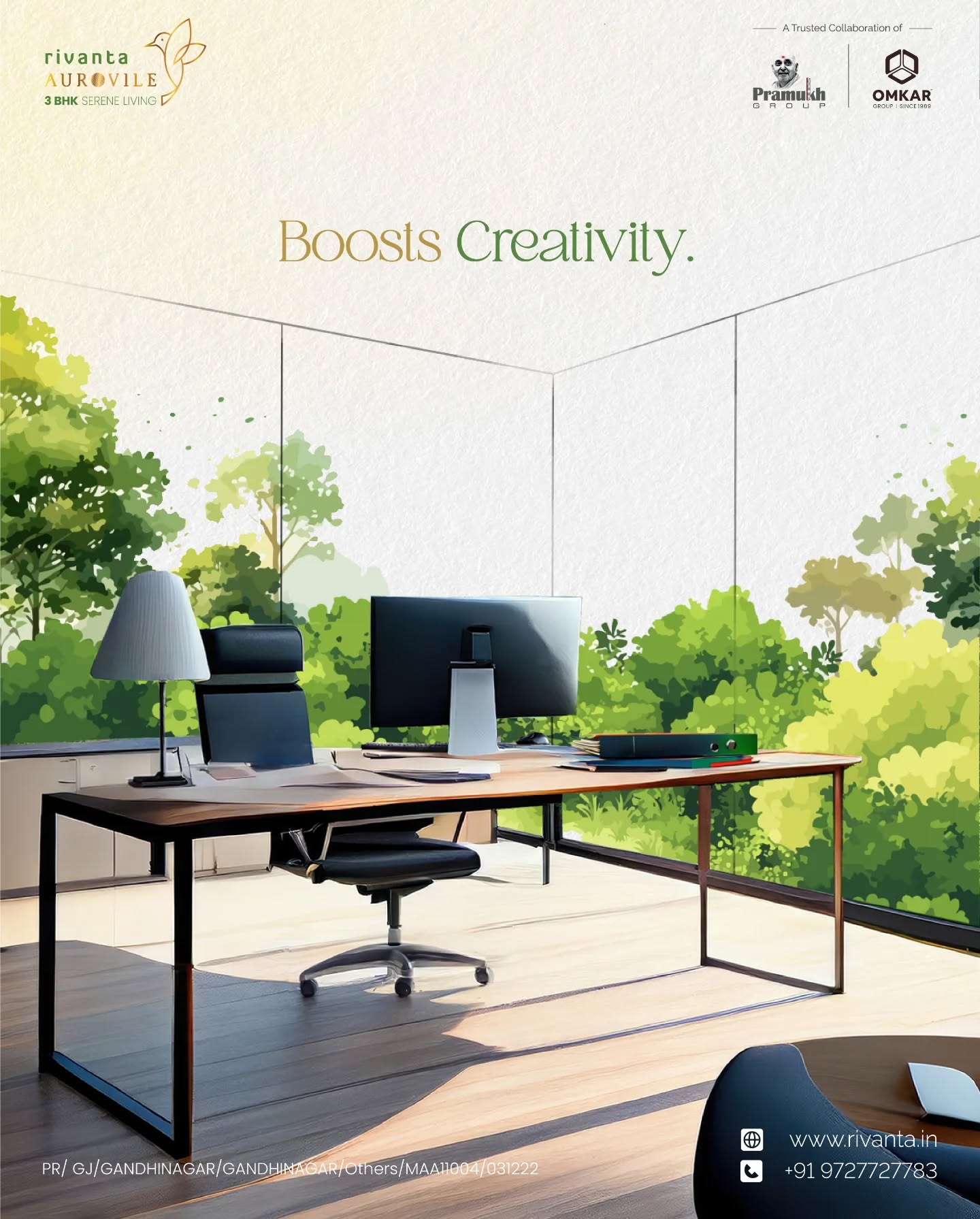 Rivanta,  rivantabypramukhomkar, rivanta, RivantaAurovile, gandhinagar, greenbuilding, nature, 3bhkapartments, 3bhk, auroville, luxuriousapartment