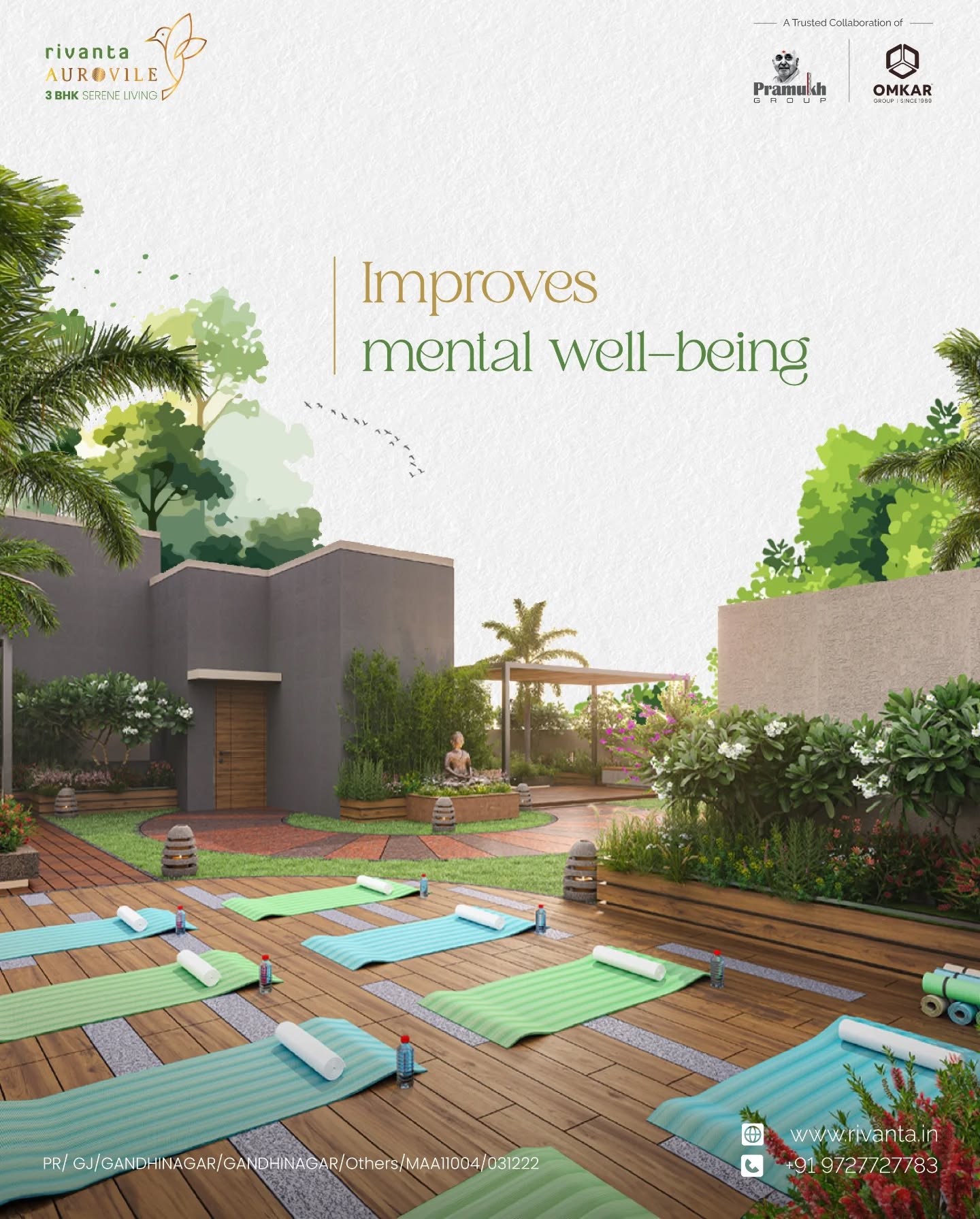 Rivanta,  rivantabypramukhomkar, rivanta, RivantaAurovile, gandhinagar, greenbuilding, nature, 3bhkapartments, 3bhk, auroville, luxuriousapartment