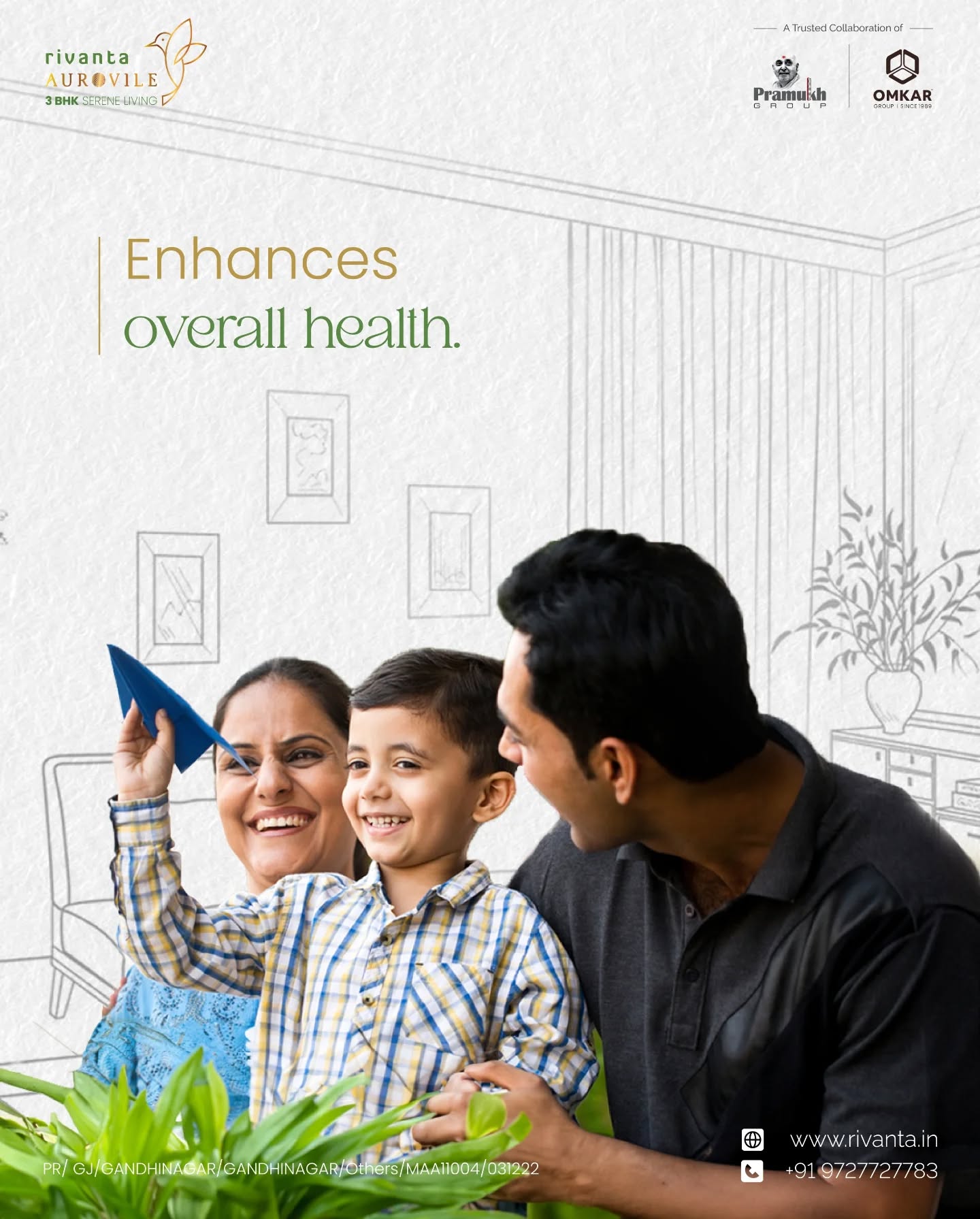 Rivanta,  rivantabypramukhomkar, rivanta, RivantaAurovile, gandhinagar, greenbuilding, nature, 3bhkapartments, 3bhk, auroville, luxuriousapartment