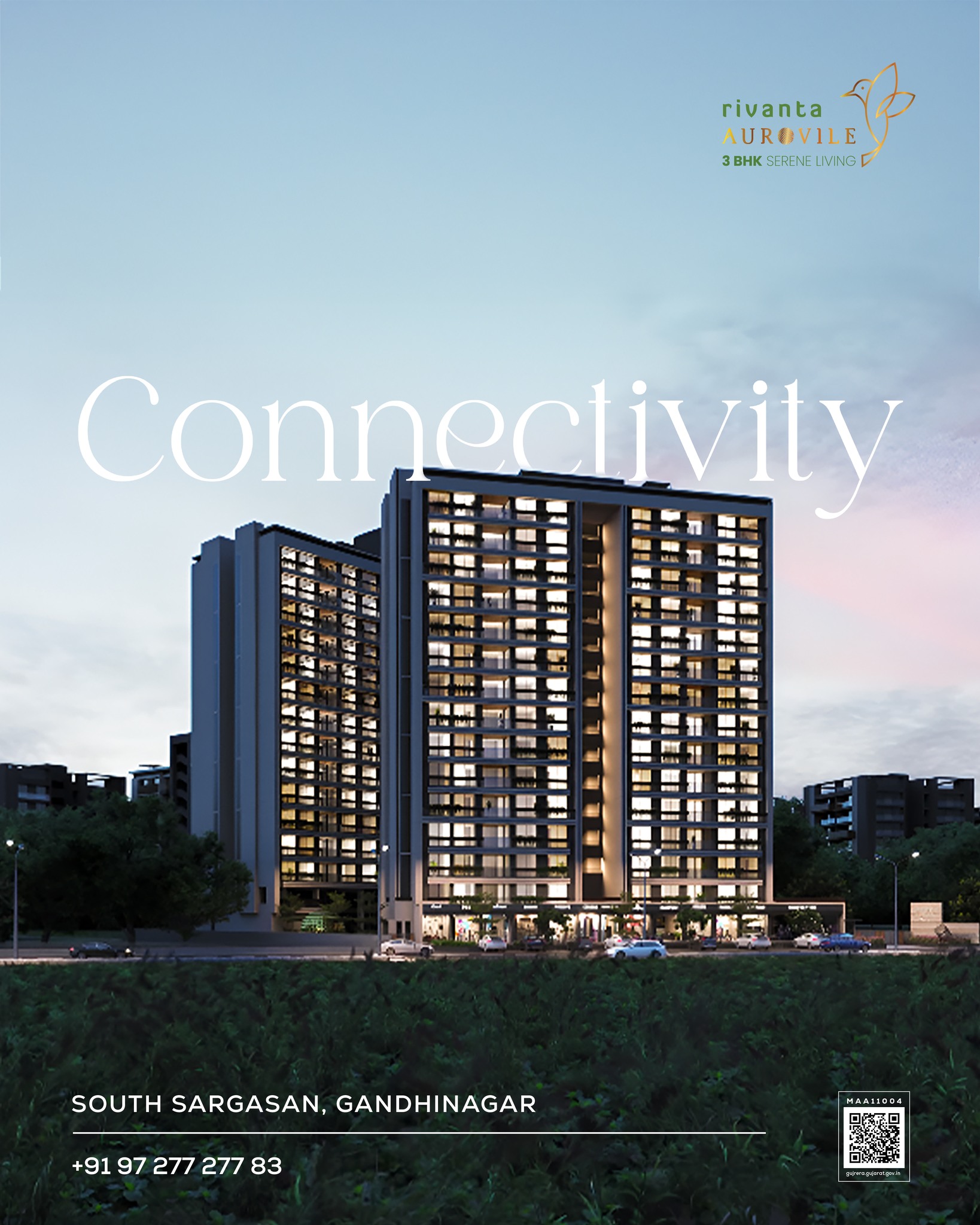 Rivanta,  rivantaaurovile, rivantabypramukhomkar, 3bhkapartments, 3bhk, zenmodeon, ZenMode, auroville, gandhinagar, peace, nature, harmony