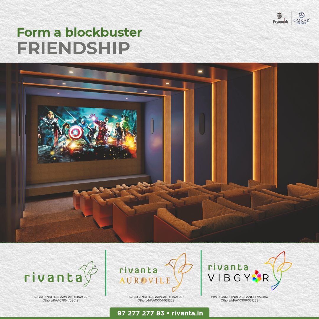 Rivanta,  Rivanta, Aurovile, Vibgyor, Gandhinagar, GiftCity, LuxuryHome, Lifestyle, FriendshipDay, friendshipday2023, pramukh, omkar, realestategandhinagar, ahmedabad, premiumliving, bestlocation, greenlife