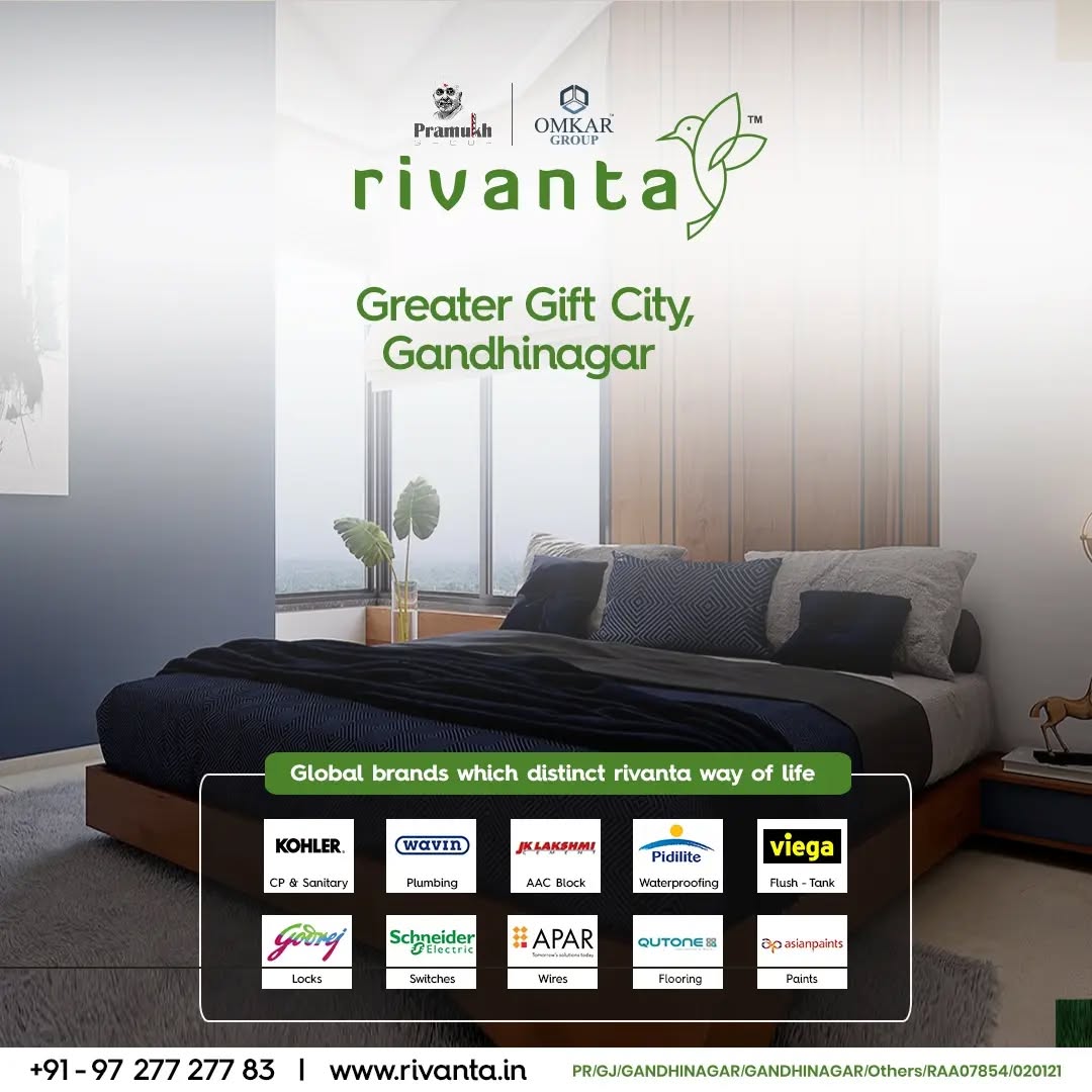 Rivanta,  rivanta, realestategandhinagar, realestategujarat, homesgujarat, 150families, homesahmedabad, giftcity, greenbuildings, homesgandhinagar, luxuryhomes, interiordecor, realestateahmedabad, 3bhkhomes, 3bhkproperty, 3bhkahmedabad, dholeshwarmahadevtemple, 3bhkgandhinagar, premium3bhk, premiumhomes, premiumhouses, luxuryhouses, luxuryapartments, ecofriendly, greenliving, greencity, gandhinagar, ahmedabad, propertiesahmedabad, propertiesgandhinagar, greatergiftcity