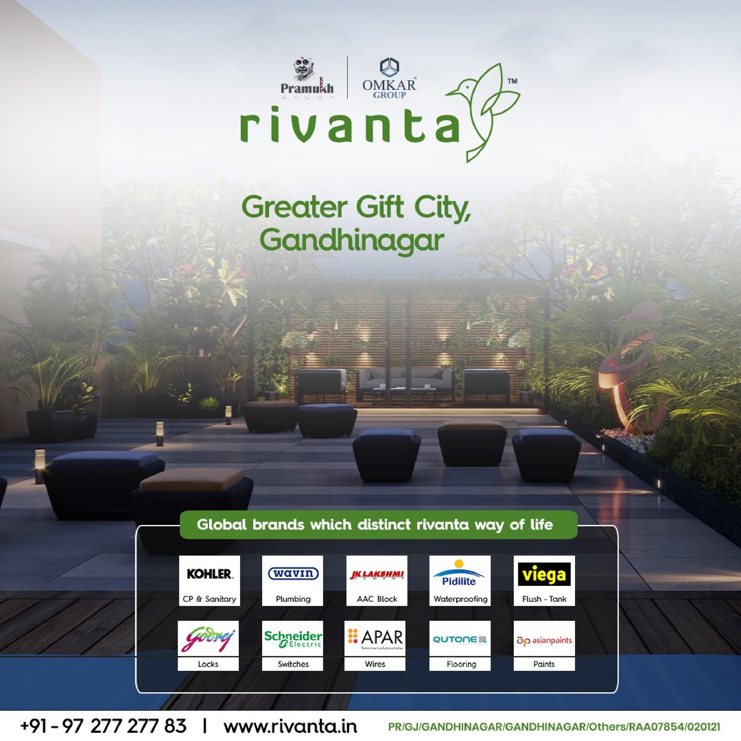 Rivanta,  rivanta, realestategandhinagar, realestategujarat, homesgujarat, 150families, homesahmedabad, giftcity, greenbuildings, homesgandhinagar, luxuryhomes, interiordecor, realestateahmedabad, 3bhkhomes, 3bhkproperty, 3bhkahmedabad, dholeshwarmahadevtemple, 3bhkgandhinagar, premiumhomes, premiumhomes, 3bhk, 4bhk, greatergiftcity, giftcity, gandhinagar, ahmedabad, gujarat, decodetherclass, launch, event, OmkarGroup