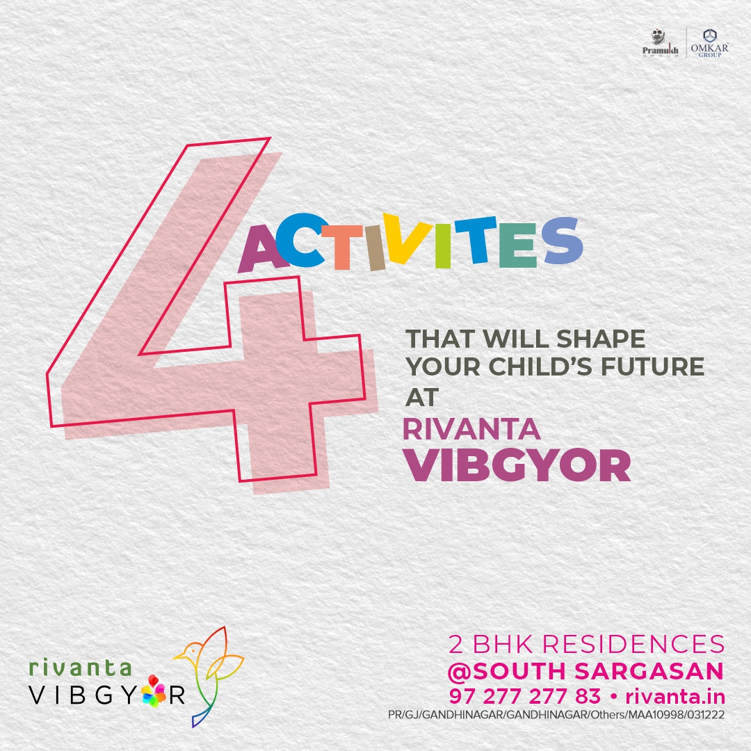 Rivanta,  vibgyor, vibgyorbypramukhomkar, rivantavibgyor, ahmedabadrealestate, rivanta, realestategandhinagar, realestategujarat, giftcity, greenbuildings, homesgandhinagar, 2bhk, realestateahmedabad, realestate, builders, ChildDevelopment, PersonalGrowth, FutureLeaders, EnrichingEnvironments, RivantaVIBGYOR, HomeForGrowth, NurturingMinds, BuildingBrightFutures, ChildhoodEnrichment, InvestInYourChild, VIBGYORKids, SportsDreams, EndlessPossibilities