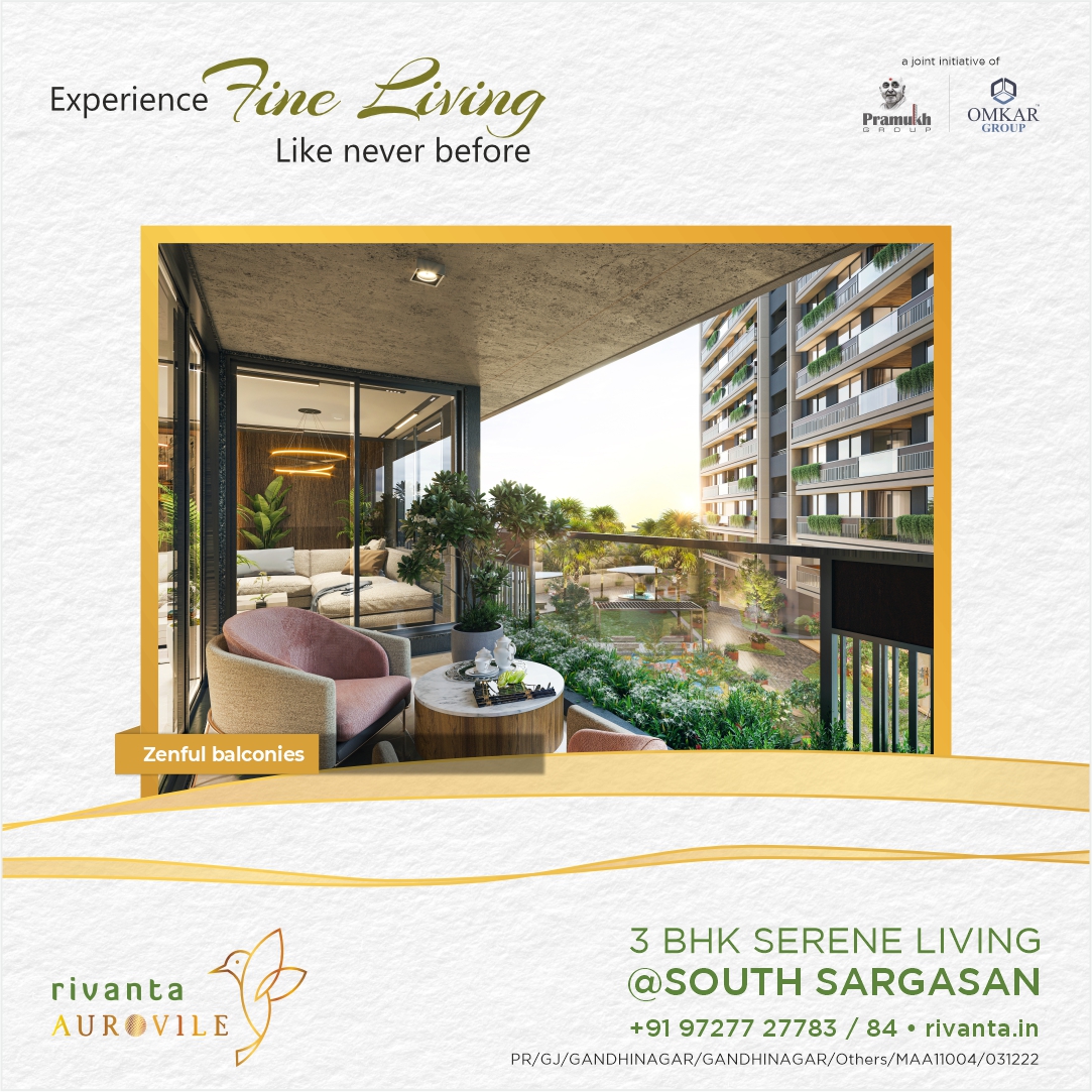 Rivanta,  rivanta, rivantabypramukhomkar, rivantaaurovile, ahmedabadrealestate, pramukh, omkar, realestategandhinagar, gandhinagar, ahmedabad, mehsana, himmatnagar, investment, Gujarat, greencity, metro, giftcity, greenbuilding, realtor, realestate, 3BHK, 4BHK, rivantasereneliving, balconies, spacioushomes, premiumliving, bestlocation, greenlife, hometopeace
