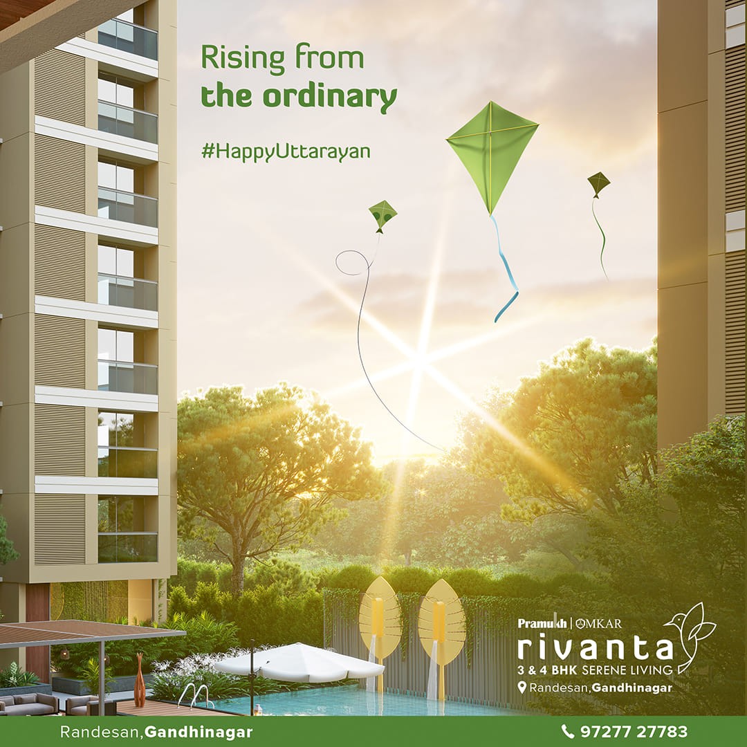 Rivanta,  rivantasereneliving, rivantabypramukhomkar, pramukh, omkar, realestategandhinagar, gandhinagar, ahmedabad, mehsana, himmatnagar, investment, Gujarat, greencity, metro, GiftCity