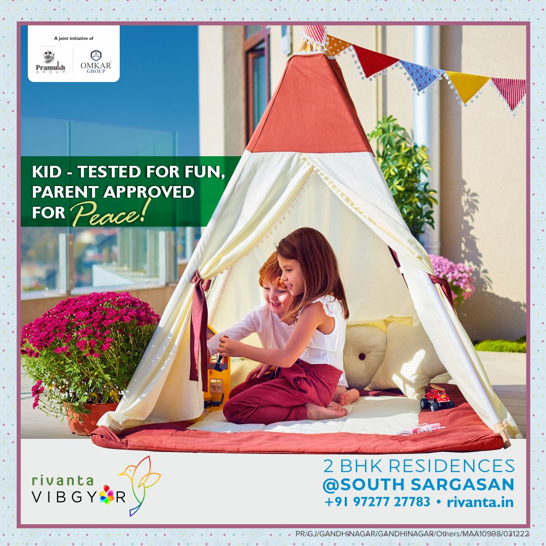 Rivanta,  vibgyorbypramukhomkar, RivantaVIBGYOR, VIBGYOR, RivantaLiving, Gandhinagar, LearningThroughPlay, Childhood, DreamHome, ahmedabadrealestate, rivanta, realestategandhinagar, realestategujarat, giftcity, greenbuildings, homesgandhinagar, 2bhkahmedabadproperty, PropertyinAhmedabad, 2BHK, 2bhkgandhinagar, Spacious2BHK, InvestmentProperty2BHK, Luxury2BHK