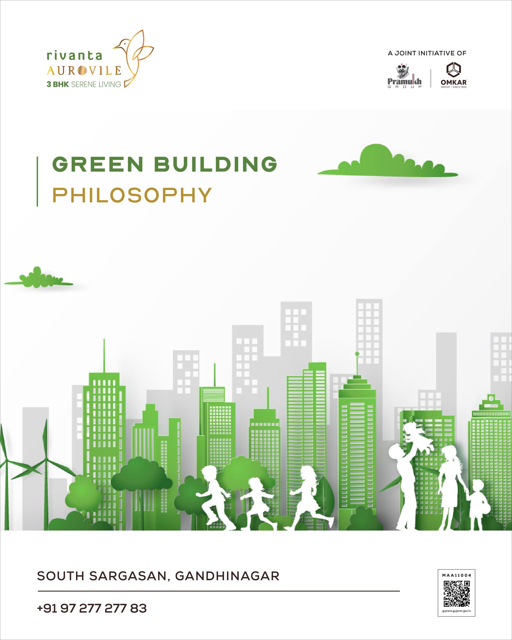 Rivanta,  rivantaaurovile, rivantabypramukhomkar, 3bhkapartments, 3bhk, zenmodeon, ZenMode, auroville, gandhinagar, peace, nature, harmony