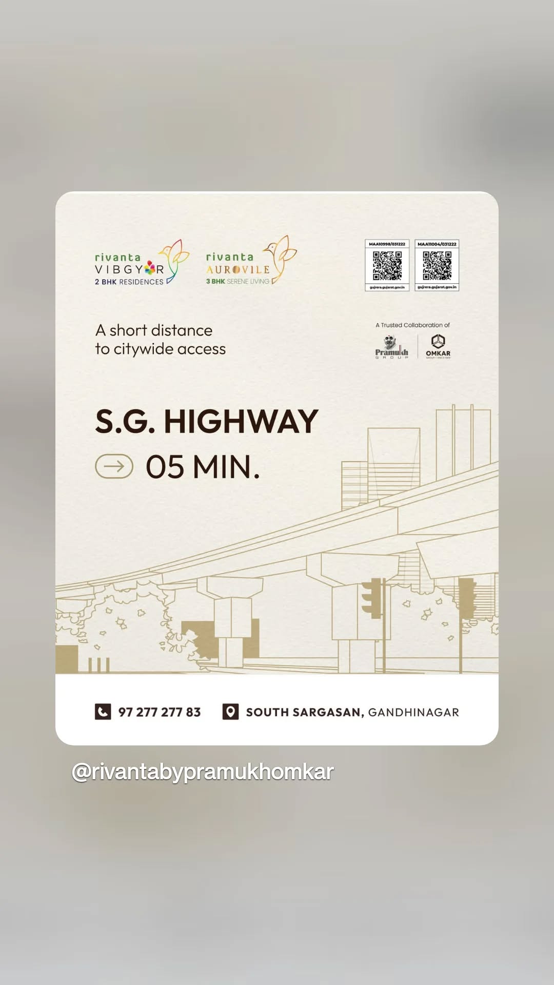 Rivanta,  rivantasereneliving, rivantabypramukhomkar, pramukh, omkar, realestategandhinagar, gandhinagar