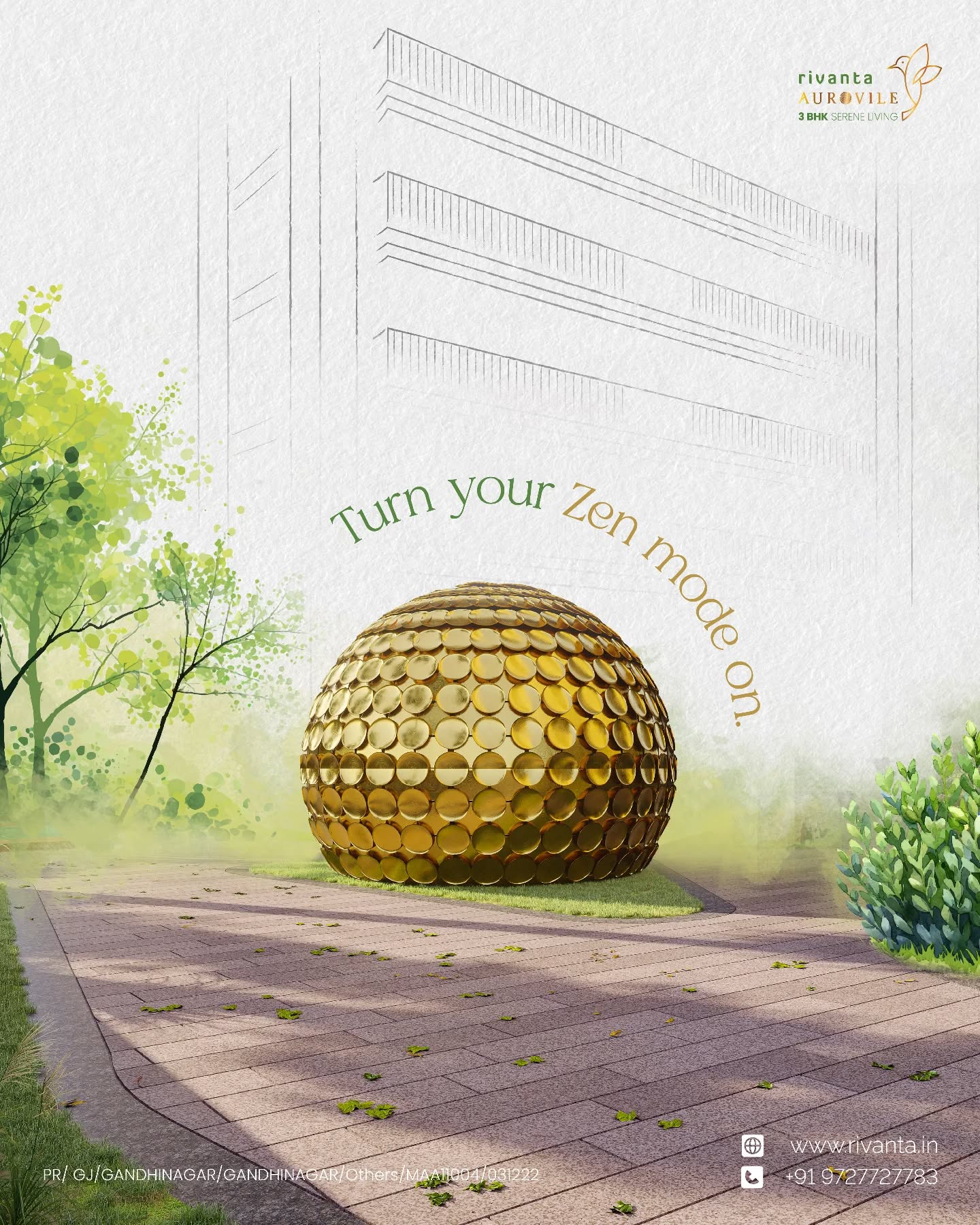 Rivanta,  rivantabypramukhomkar, rivanta, RivantaAurovile, pramukhgroup, omkargroup, gandhinagar, auroville, serenity, ZenMode, zenmodeon