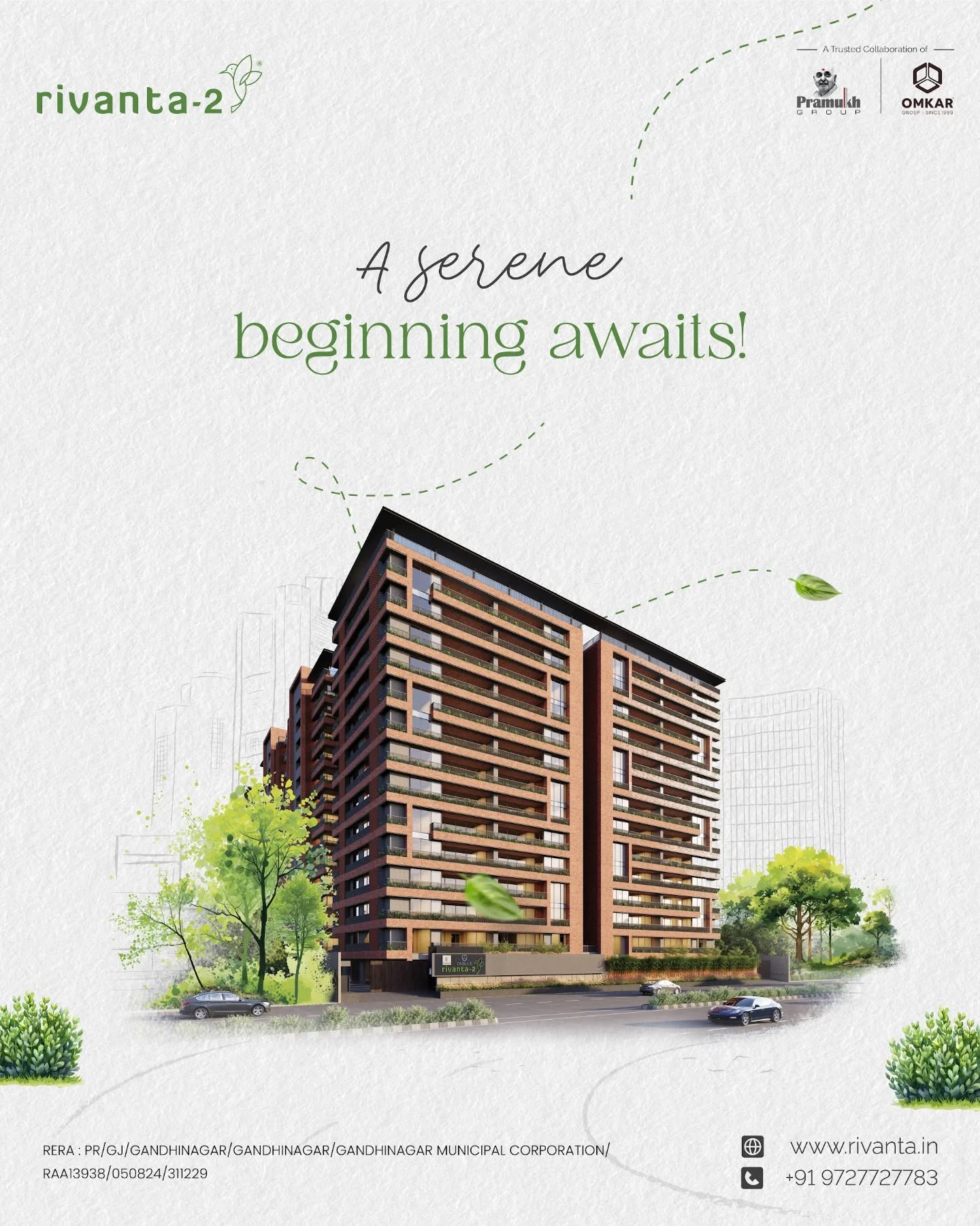 Rivanta,  rivantabypramukhomkar, rivanta, rivanta2, pramukhgroup, omkargroup, gandhinagar, serenity, serenebeginnings