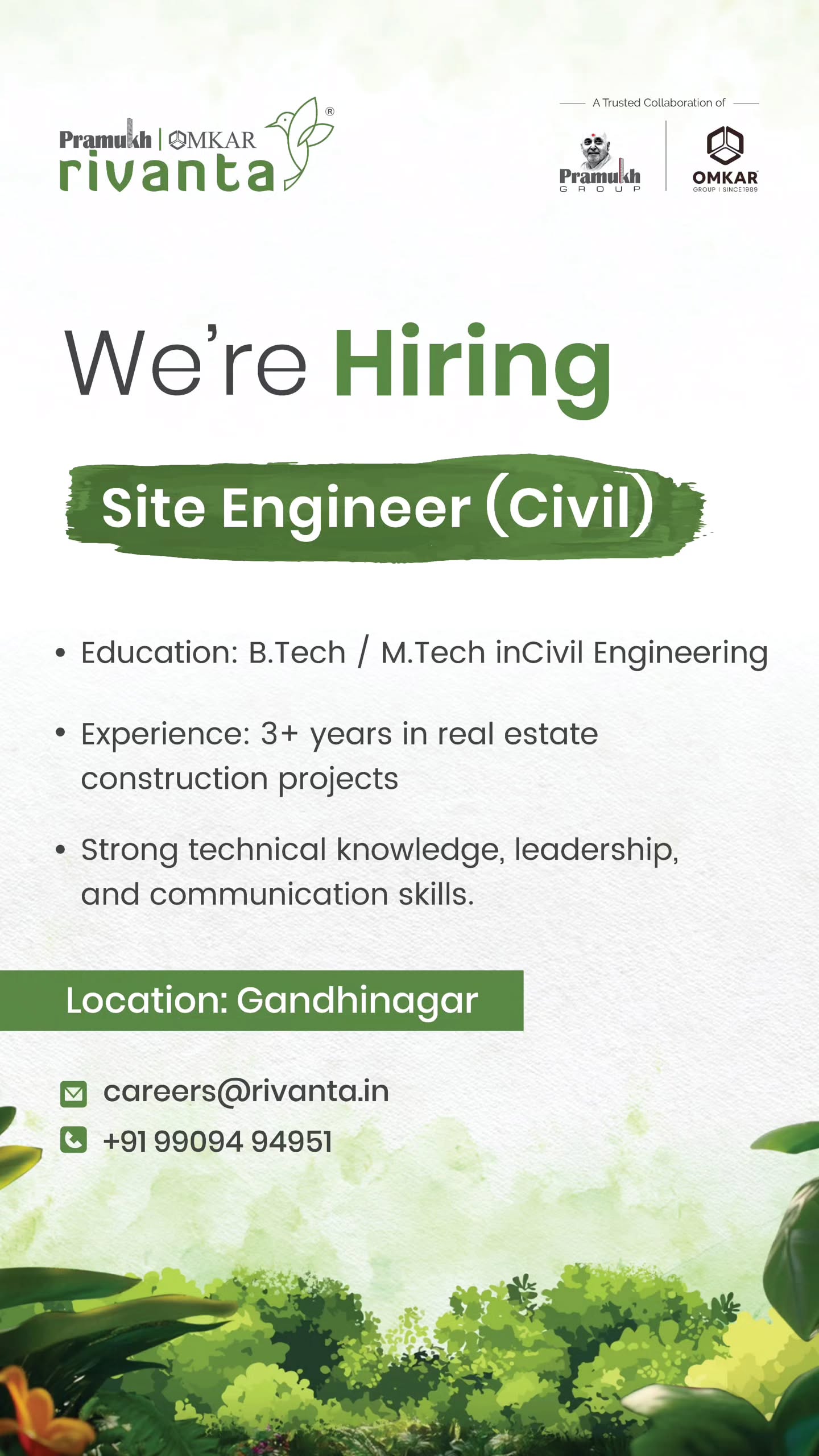 Rivanta,  Rivanta | A Real Estate Venture by Pramukh & Omkar Group