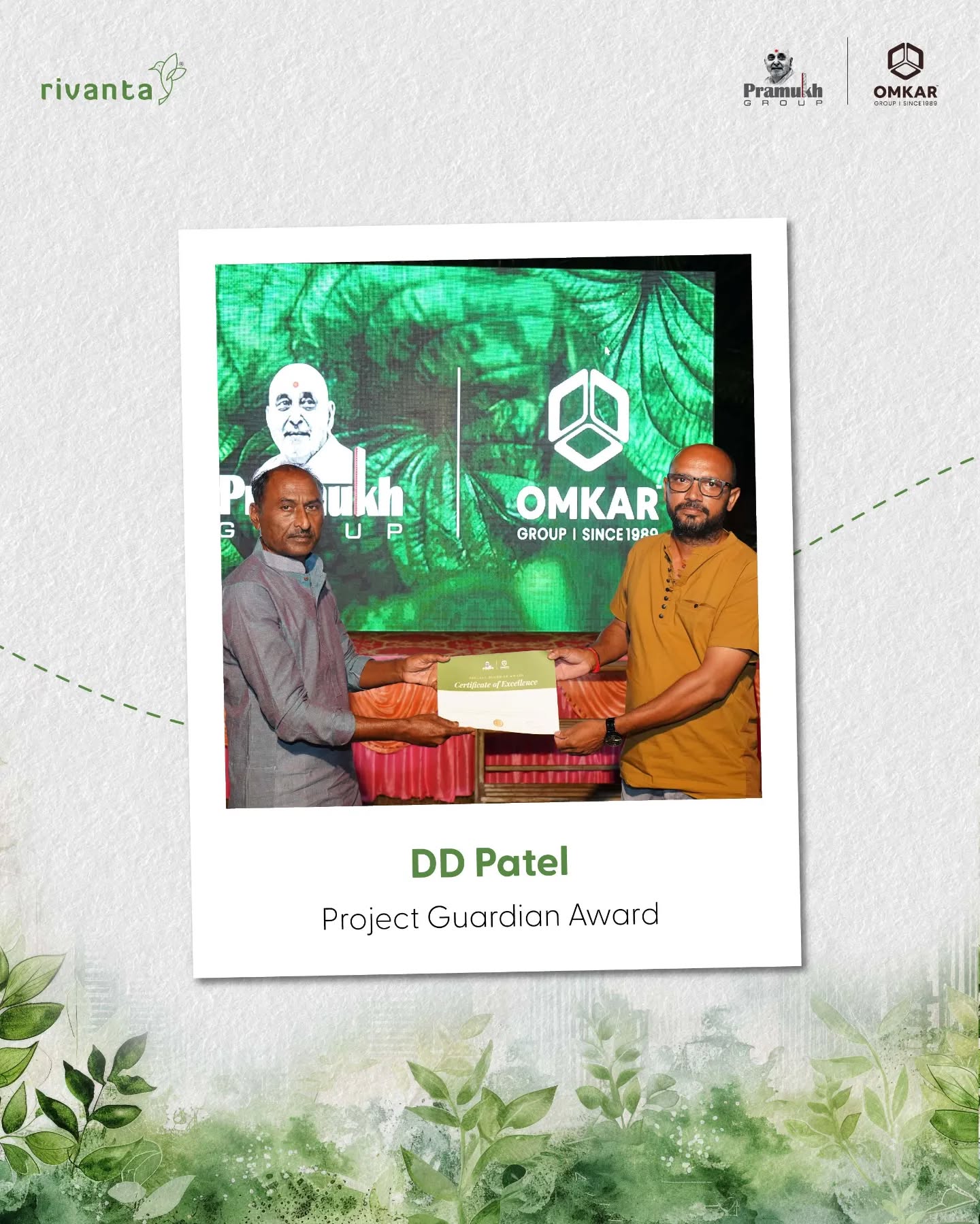 Rivanta,  rivantabypramukhomkar, omkargroup, pramukhgroup, diwali, diwalicelebration, awards, awardceremony, celebration, celebrations, teameffort, team