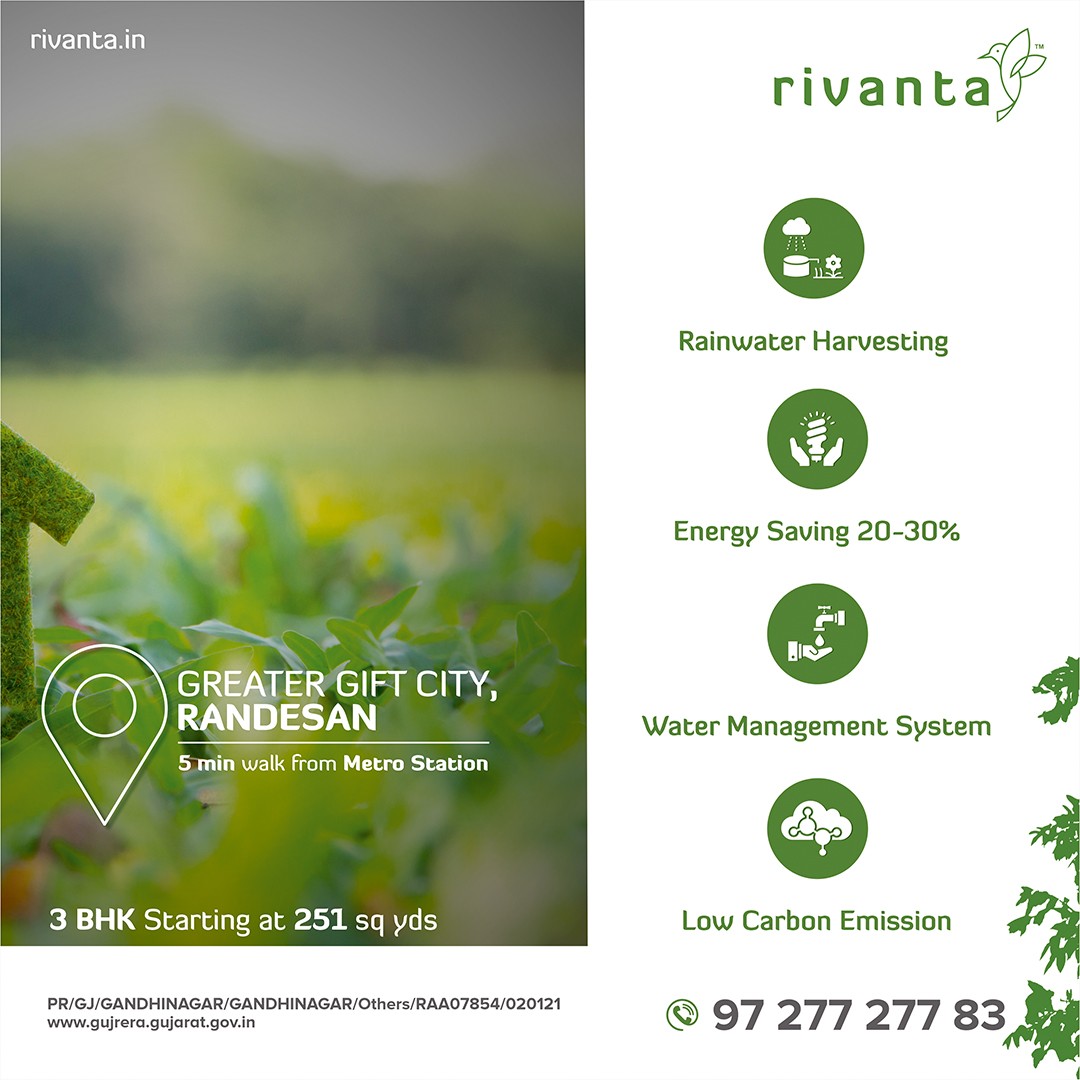 Rivanta,  realestategandhinagar, realestategujarat, homesgujarat, homesahmedabad, giftcity, greenbuildings, homesgandhinagar, luxuryhomes, interiordecor, realestateahmedabad, 3bhkhomes, 3bhkproperty, 3bhkahmedabad, 3bhkgandhinagar, premium3bhk, premiumhomes, premiumhouses, luxuryhouses, luxuryapartments, ecofriendly, ecoliving, greenliving, greencity, gandhinagar, ahmedabad, mehsana, propertiesahmedabad, propertiesgandhinagar
