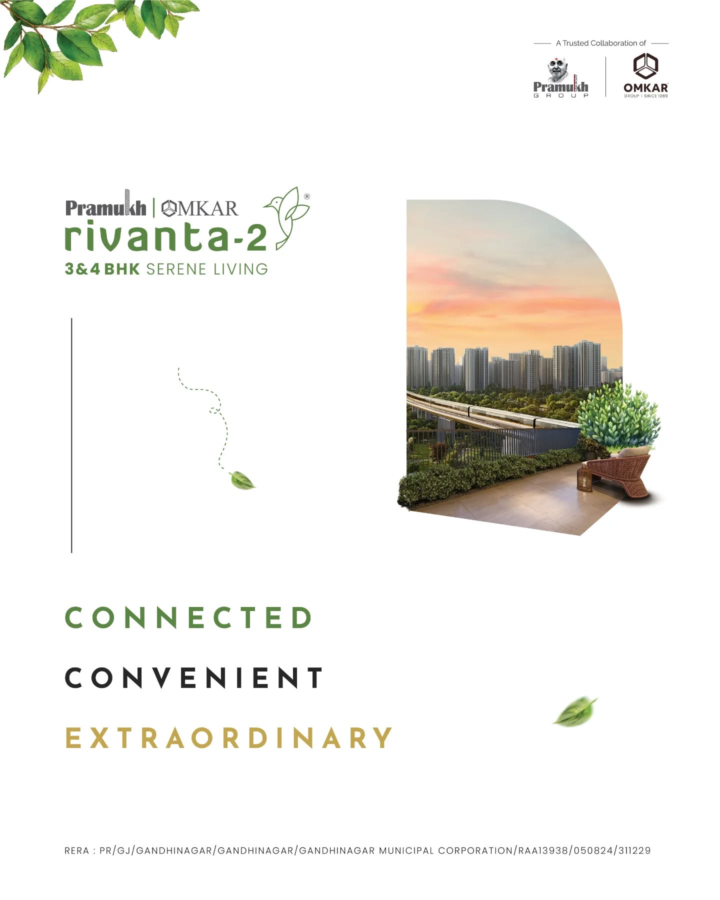 Rivanta,  rivanta2, rivantabypramukhomkar, rivanta, greengandhinagar, greenbuilding, gandhinagar, omkargroup, pramukhomkargroup, pramukhgroup, pramukhgroupgandhinagar, randesangandhinagar, 3bhkapartments, 4bhkapartments, luxurious3bhk, luxurious4bhk