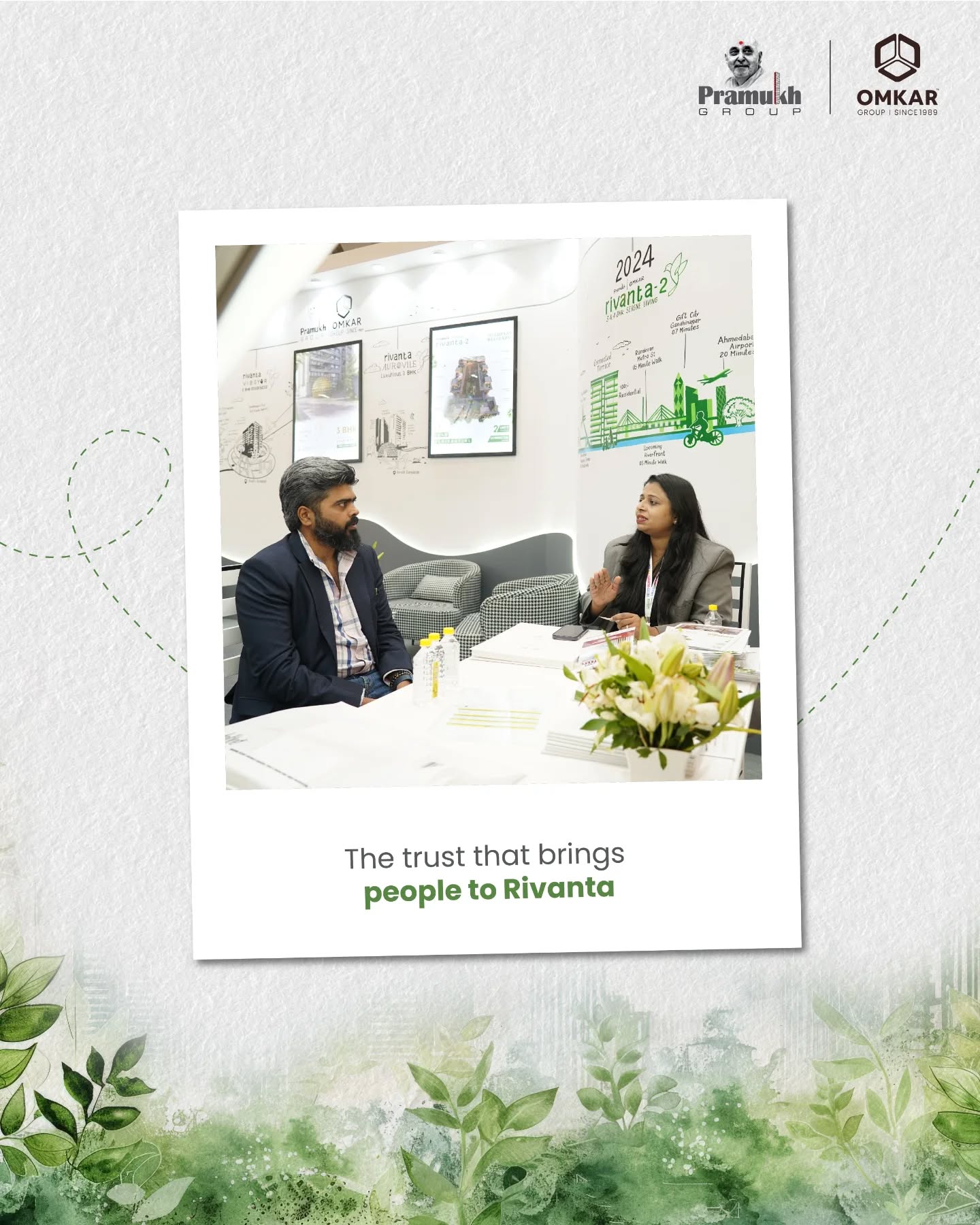 Rivanta,  rivanta, rivantabypramukhomkar, pramukhgroup, omkargroup, jointventure, gandhinagar, rivanta2, rivantaaurovile, rivantavibgyor, tricitypropertyfest2025, credaigandhinagar, propertyfest, propertyexpo